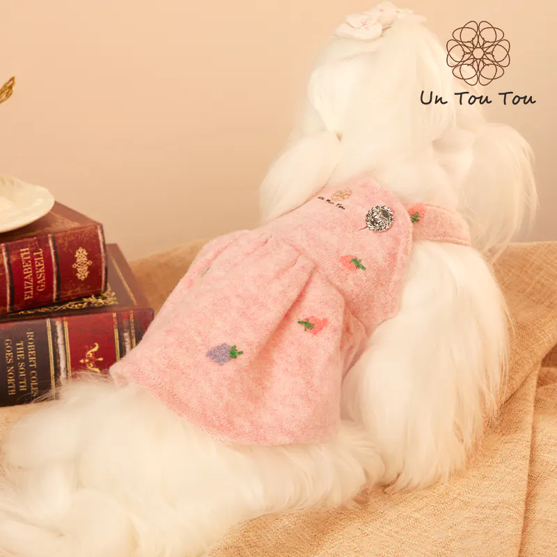 Embroidered Fruit Pet Vest Dress · 24341002 product view 5