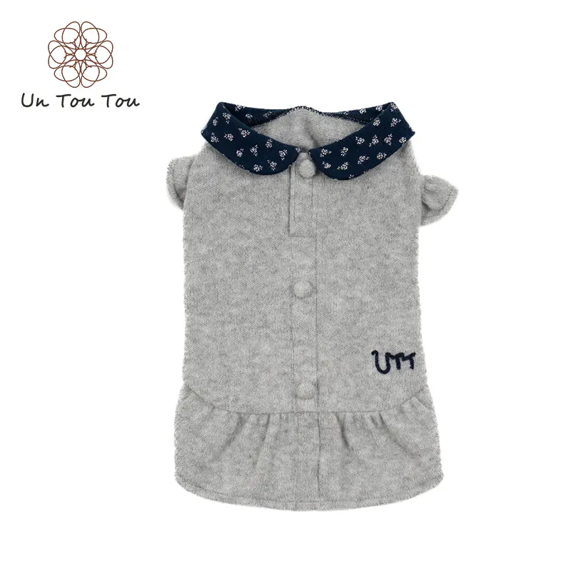 Ditsy Floral Knit Pet Dress · UT25061 product view 2