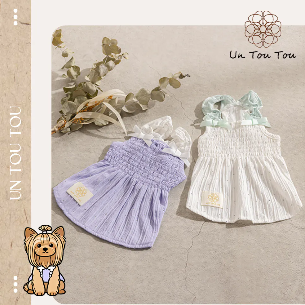 Pleated Pet Dress · UT251001 product view 3
