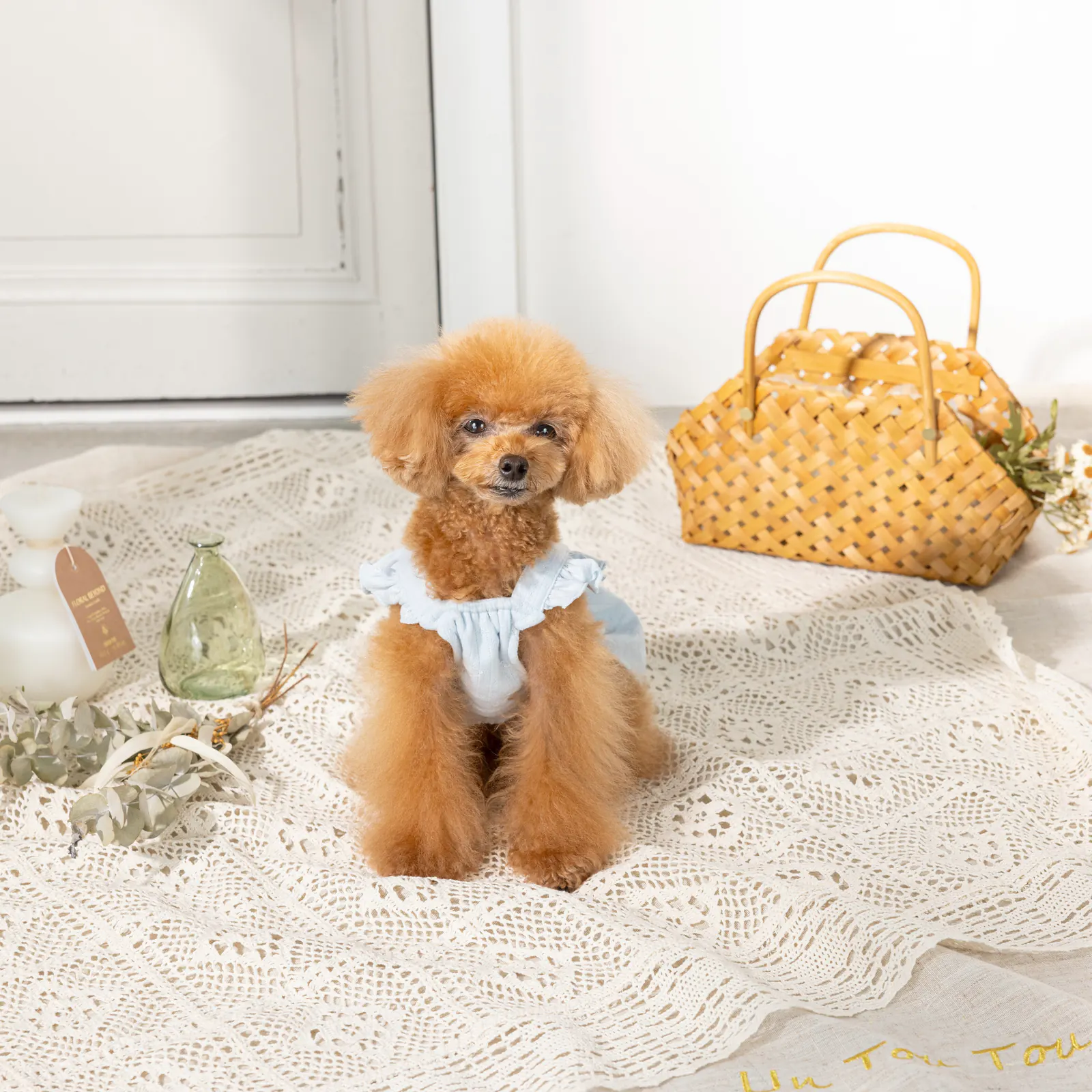 Ruffle Pet Vest Dress · UT251004 product view 2