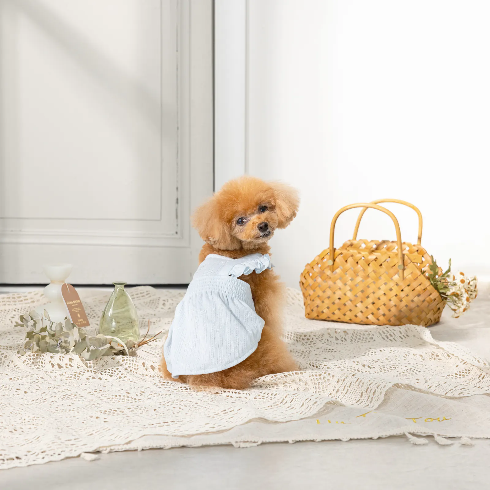 Ruffle Pet Vest Dress · UT251004 product view 4