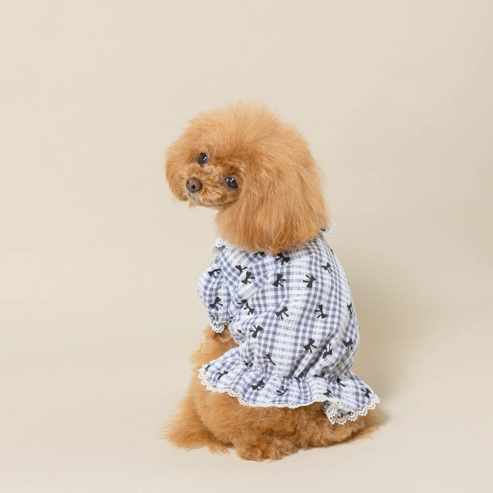 Bow Lace Pet Shirt · UT251005 product view 3