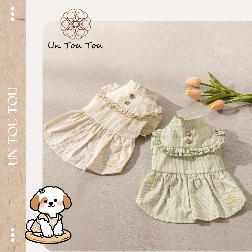 Ditsy Floral Pet Dress · UT251007 product view 2