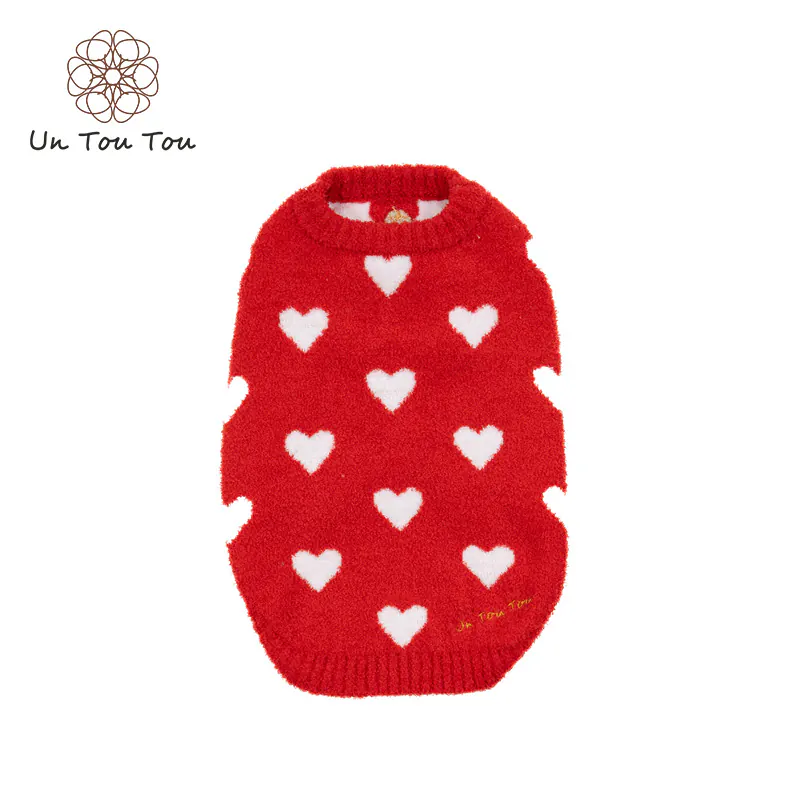 Knit Heart Pet Sweater · UT2534A0081 product view