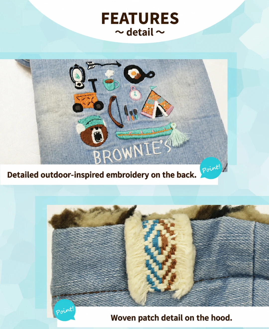 Denim Pet Hat · BR251809 product detail 3